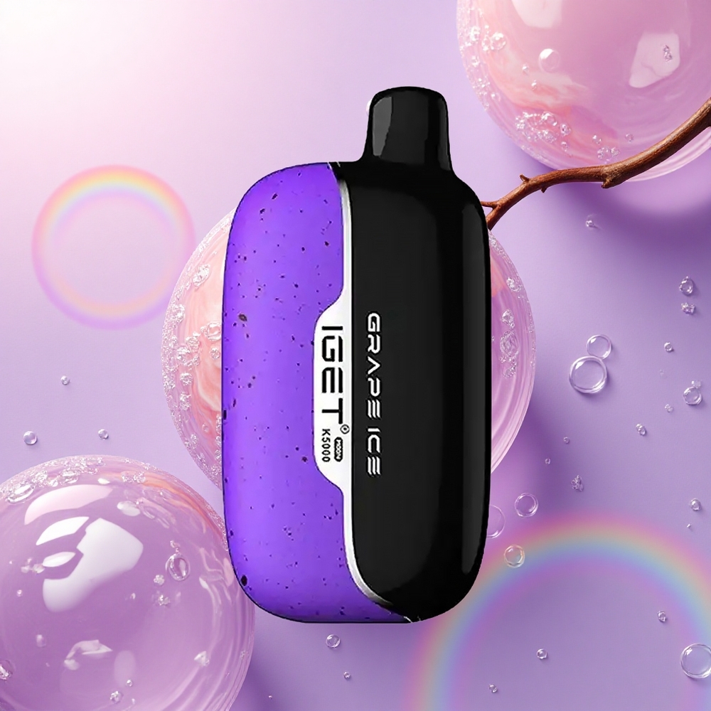 IGET Moon K5000 Puffs Ghiaccio d'Uva 81.5g Mesh 1.35 Ohm