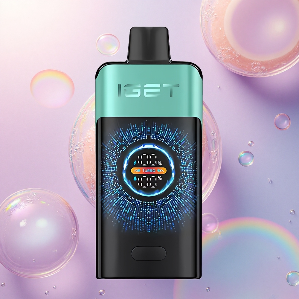 IGET ONE 12000 Puffs Menta Fresca di Montagna Ghiaccio con Schermo Curvo e Batteria 2700 mAh