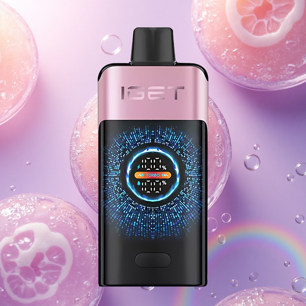 IGET ONE 12000 Puffs Mirtillo Nero Ghiaccio 2700 mAh Dual Mesh