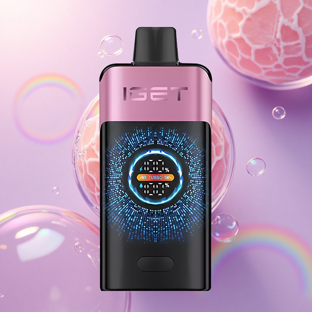 IGET ONE 12000 Puffs Mostro Ciliegia Schermo Curvo Grande 2700mAh