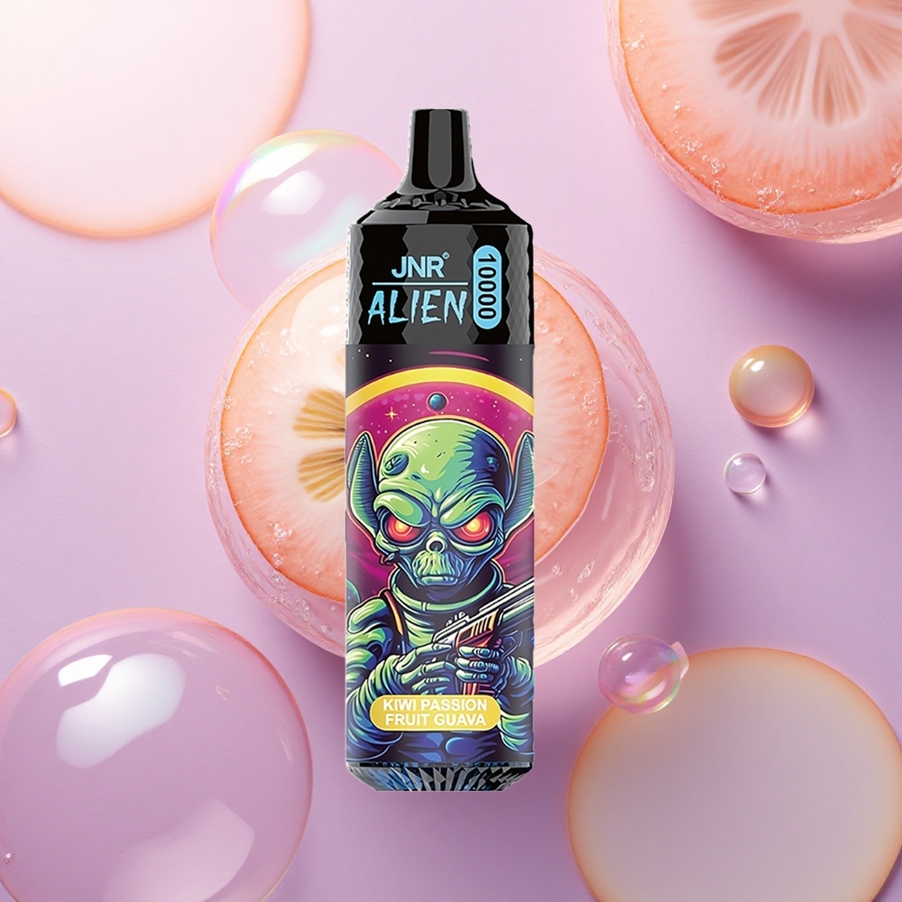 JNR Alien 10000 Passione di Kiwi Frutto della Passione Guava con 850mAh e LED RGB