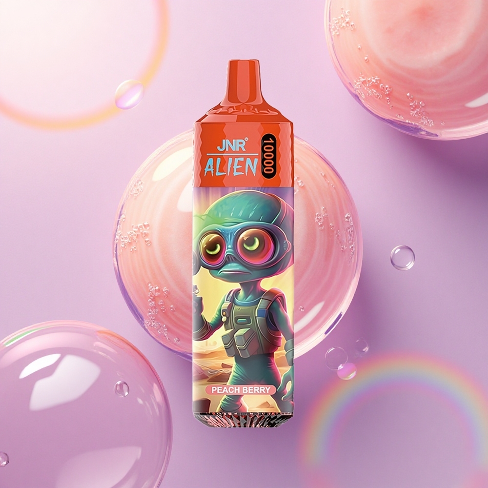 JNR Alien 10000 Pesca Frutti di Bosco con Batteria 850mAh e Luci LED