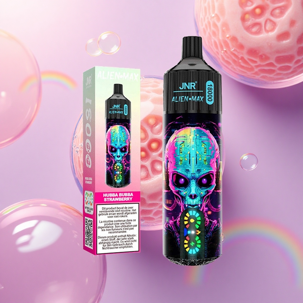 JNR Alien Max 18000 Bolla Fragola Doppia Rete 850mAh