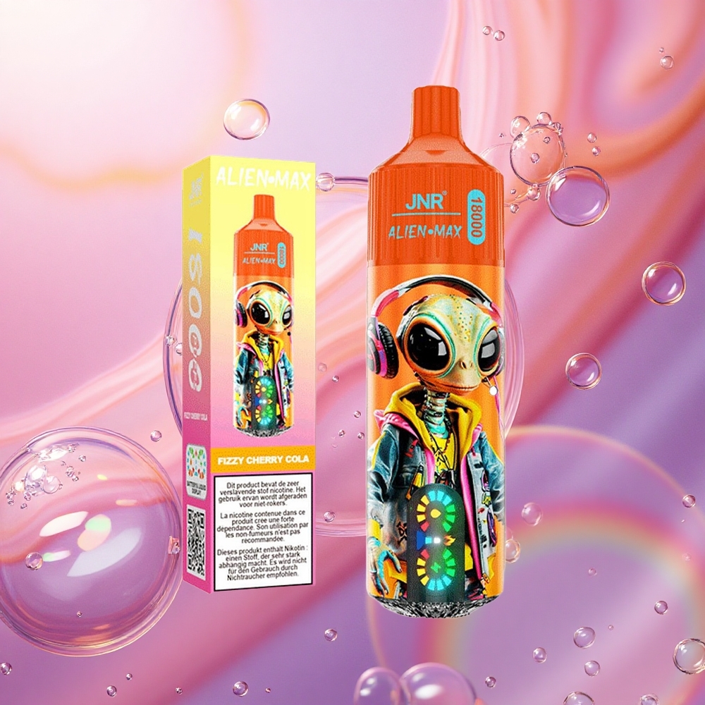 JNR Alien Max 18000 Cola Ciliegia Frizzante con Display LED e 850mAh