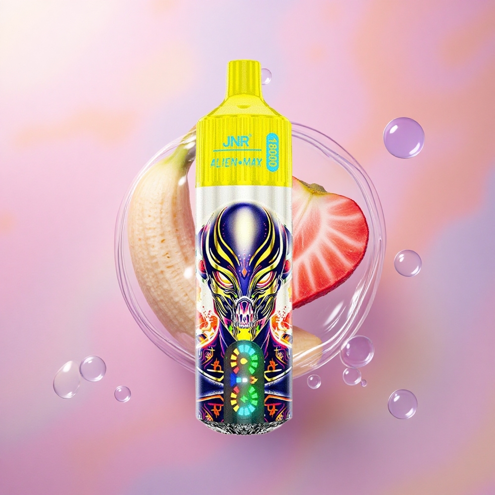 JNR Alien Max 18000 Fragola Banana LED Intelligente 850mAh