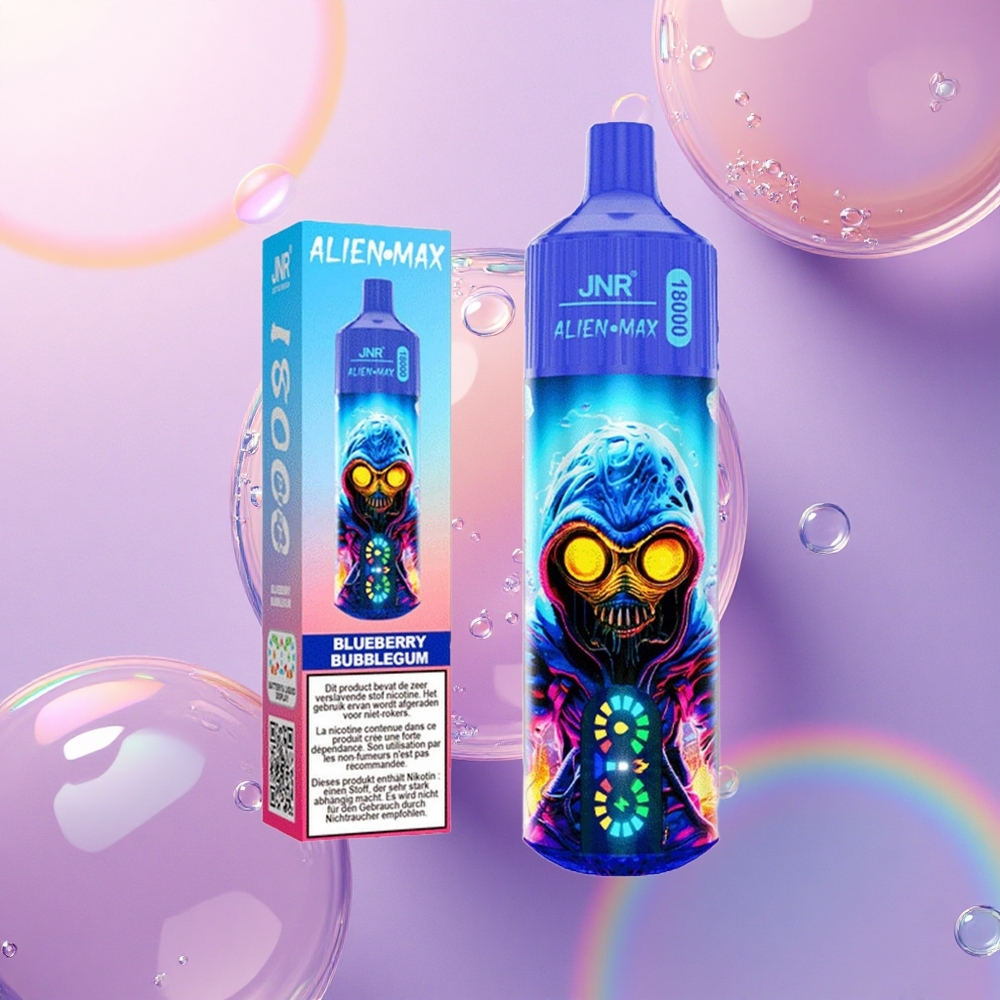 JNR Alien Max 18000 Mirtillo Bubblegum 28ml 850mAh 5% Nicotina
