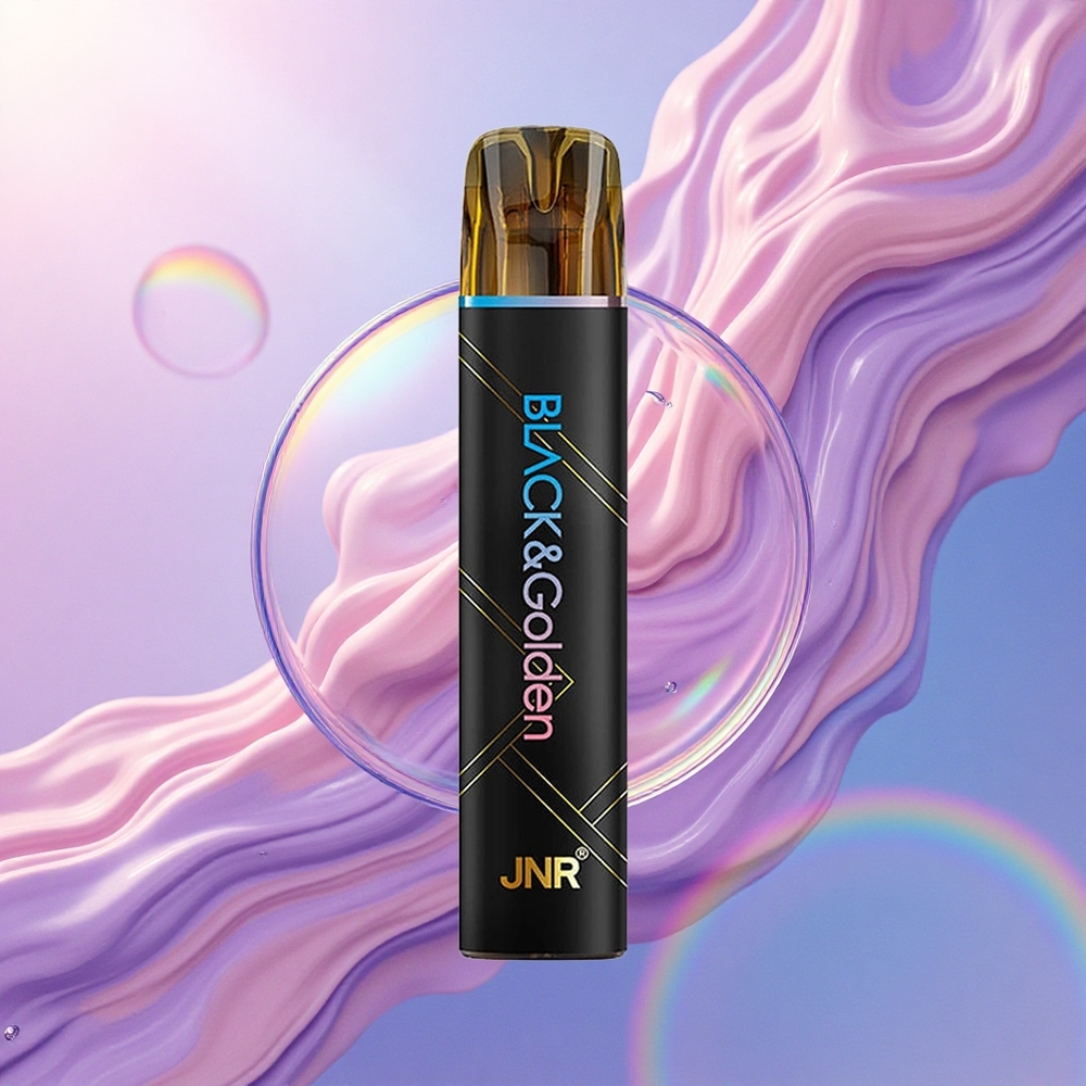 JNR Black&Golden 600+200 Ciliegia Lampone Blu 550mAh 2ml Nicotina 2%