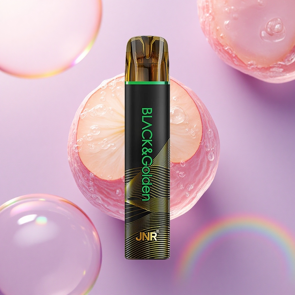 JNR Black&Golden 600+200 Melafumo Verde Mela con 2ml e 2% nicotina