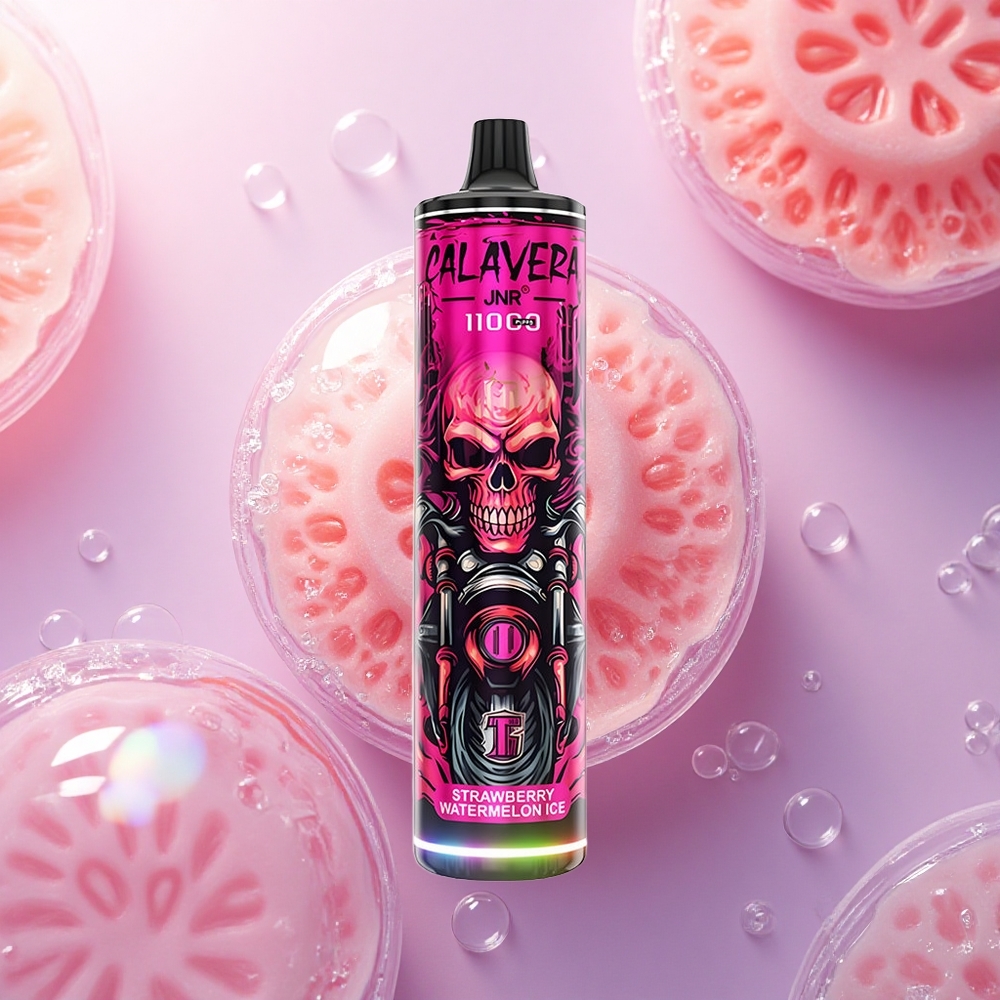 JNR Calavera 11000 Fragola Anguria Ghiaccio con 5% Nicotina e 850 mAh