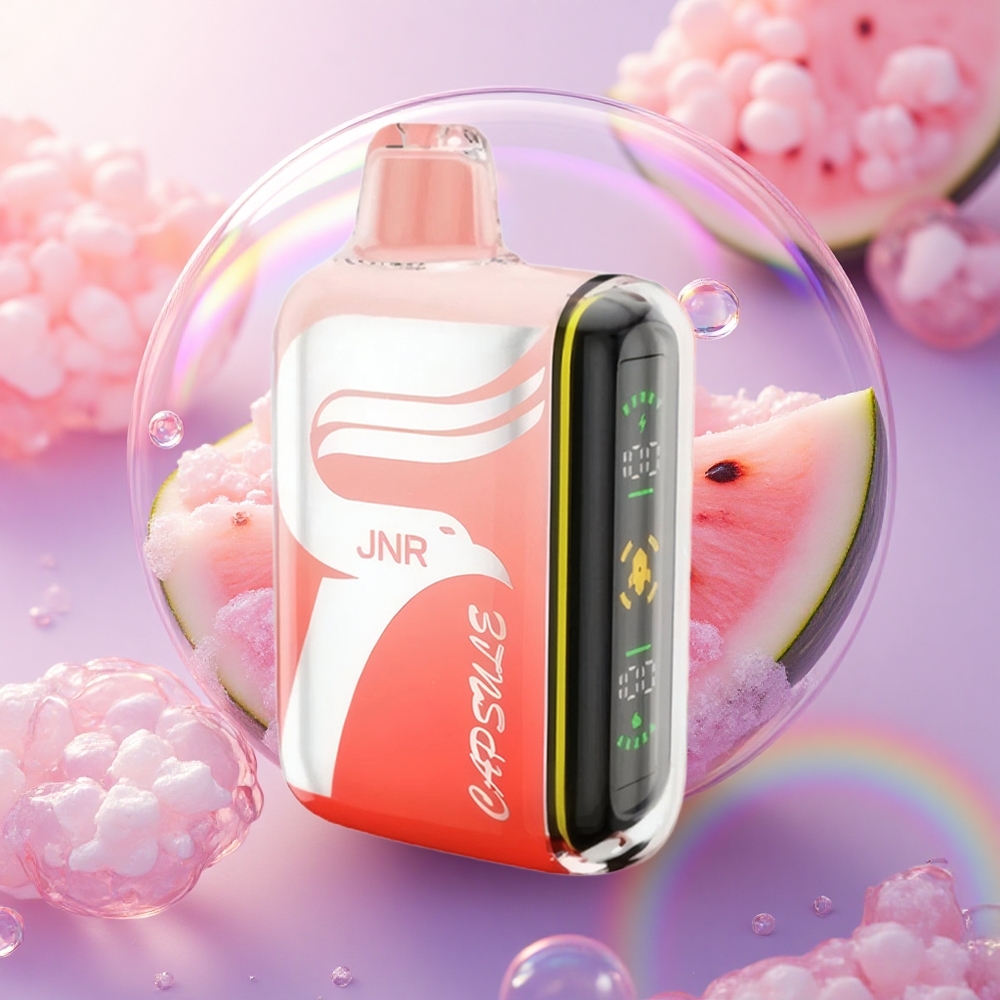 JNR Capsule 15000 Anguria Brazz Ghiaccio con Display LED Intelligente e Dual Mesh Coil
