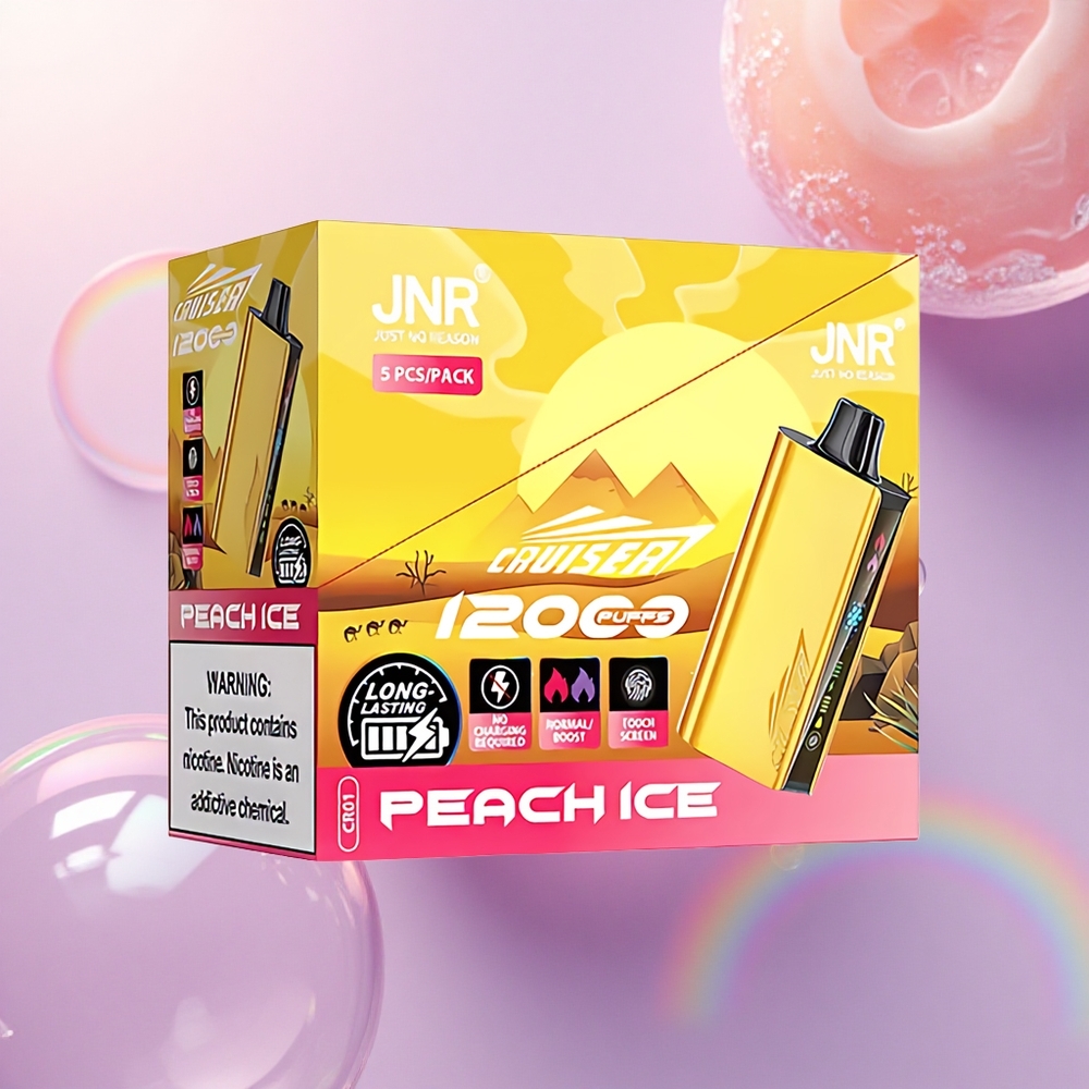 JNR Cruiser 12000 Gelato di Pesca 3500 mAh Schermo Animato