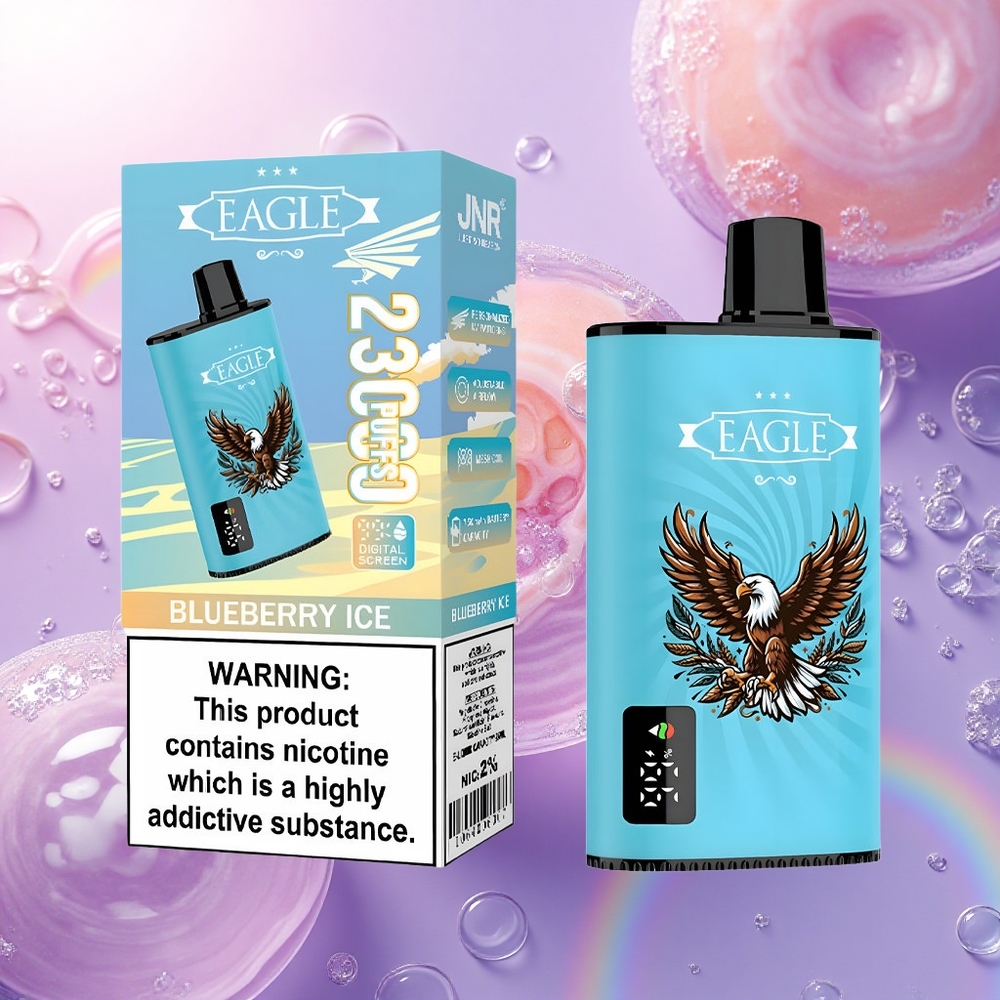 JNR EAGLE Smart 23000 Gelso Ghiaccio con Schermo Digitale e 750mAh