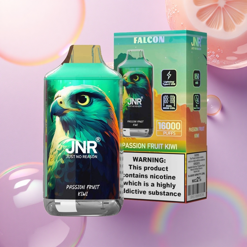 JNR Falcon 16000 Frutto della Passione Kiwi 850mAh 22ml Dual Mesh