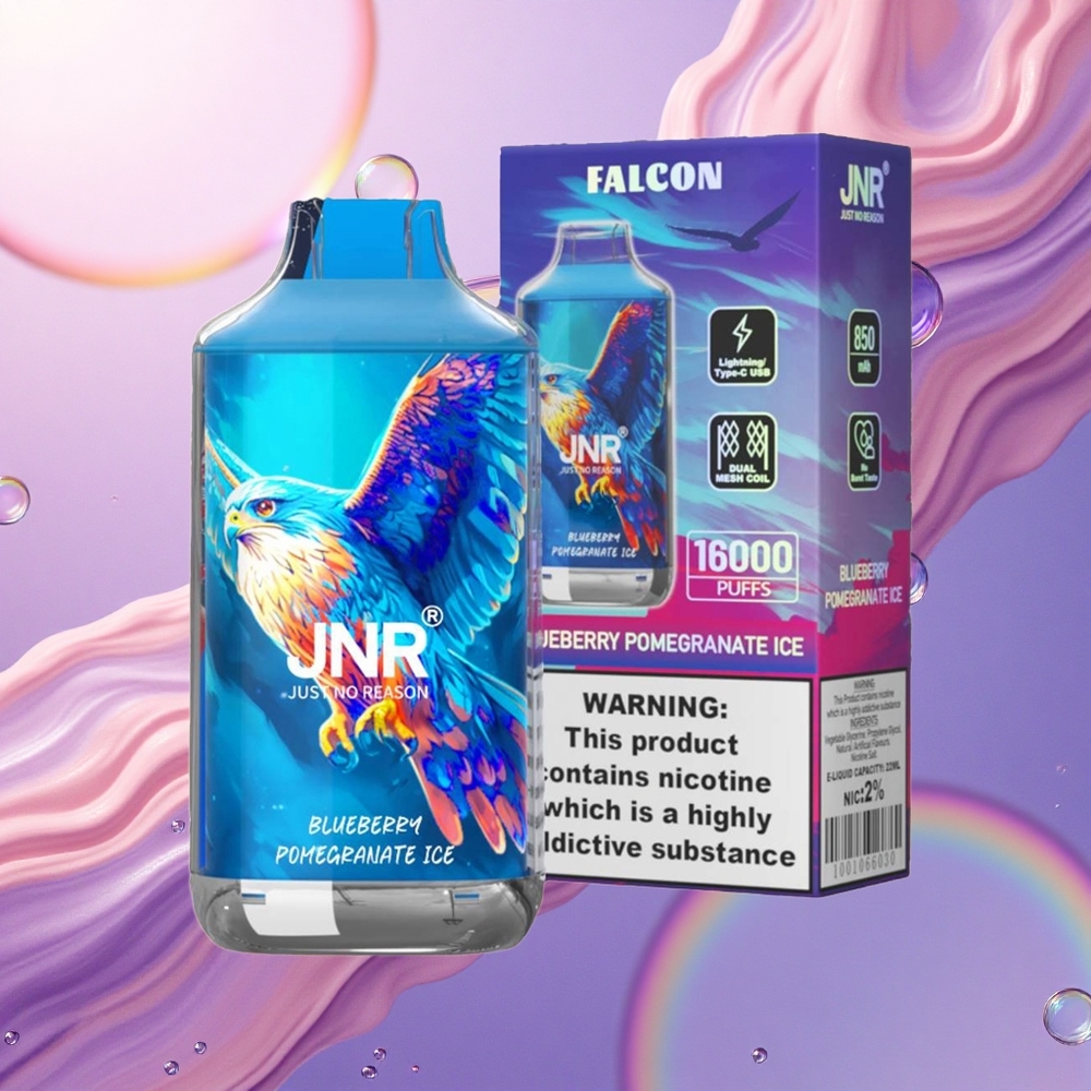 JNR Falcon 16000 Gelso Melograno Ghiaccio con 850 mAh e Nicotina 2%