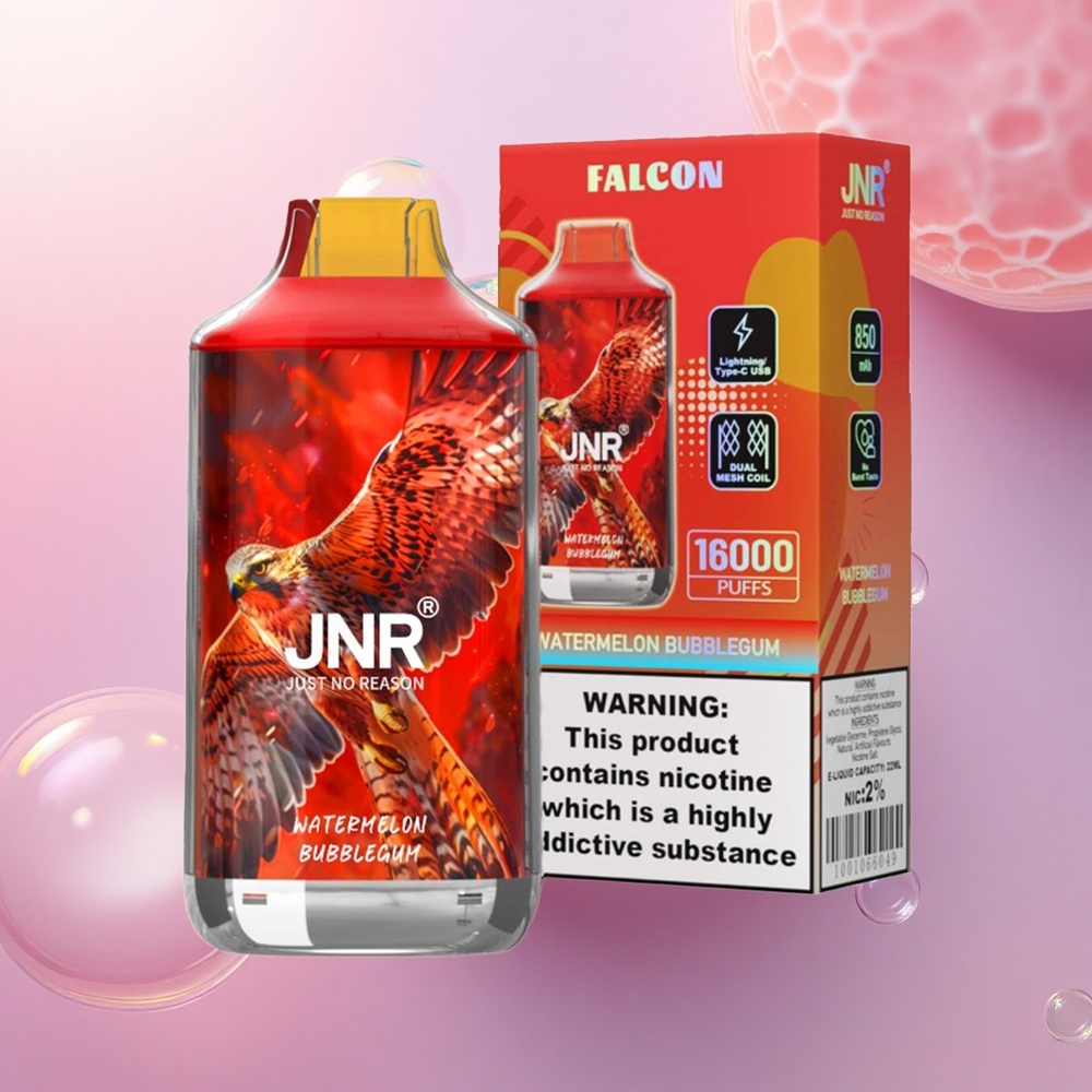 JNR Falcon 16000 Gomma da Mela d\'Acqua con 850 mAh e Nicotina 2%