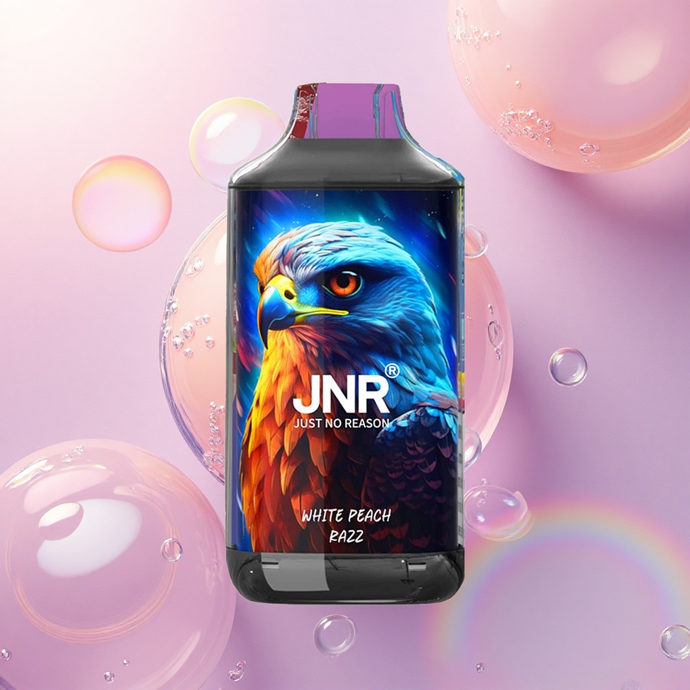 JNR Falcon 16000 Pesca Bianca Lampone con 22ml e Nicotina 0% 2%