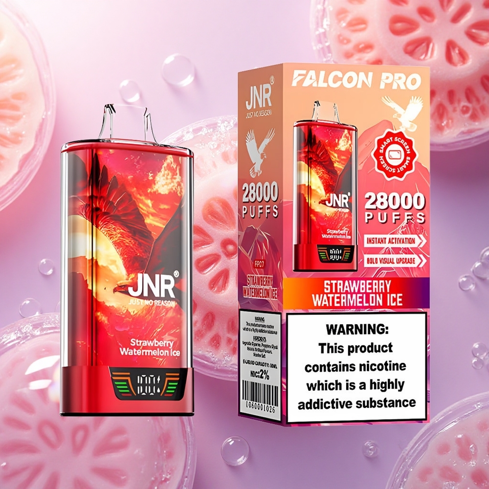 JNR Falcon Pro 28000 Fragola Anguria Ghiaccio 30ml 5% Nicotina 950mAh