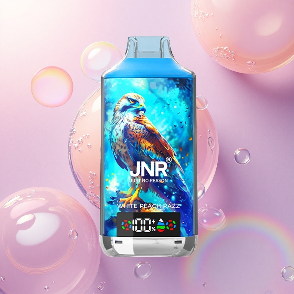 JNR Falcon X 18000 Pesca Bianca Razz 24ml 750mAh Dual Mesh