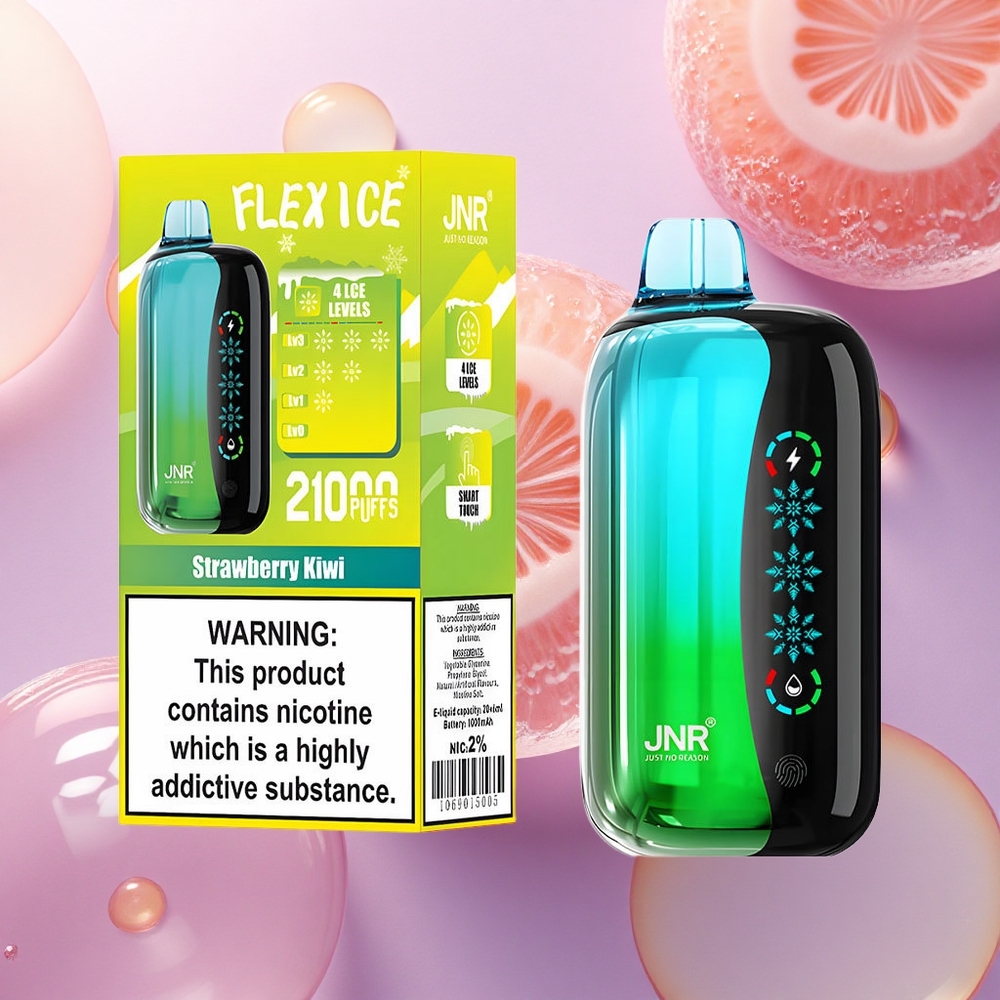 JNR Flex Ice 21000 Fragola Kiwi Ghiaccio Regolabile 1000mAh