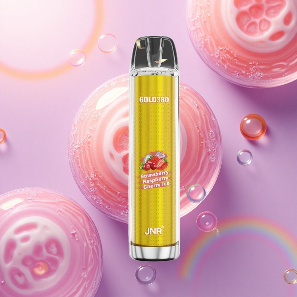 JNR Gold380 6000 Fragola Lampone 1500mAh 1.0ohm Senza Nicotina