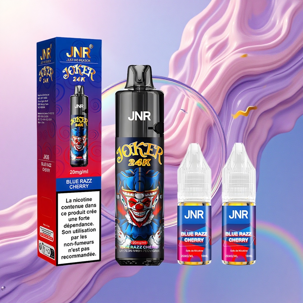 JNR Joker 24K Ciliegia Lampone Blu con 2% nicotina e 800mAh