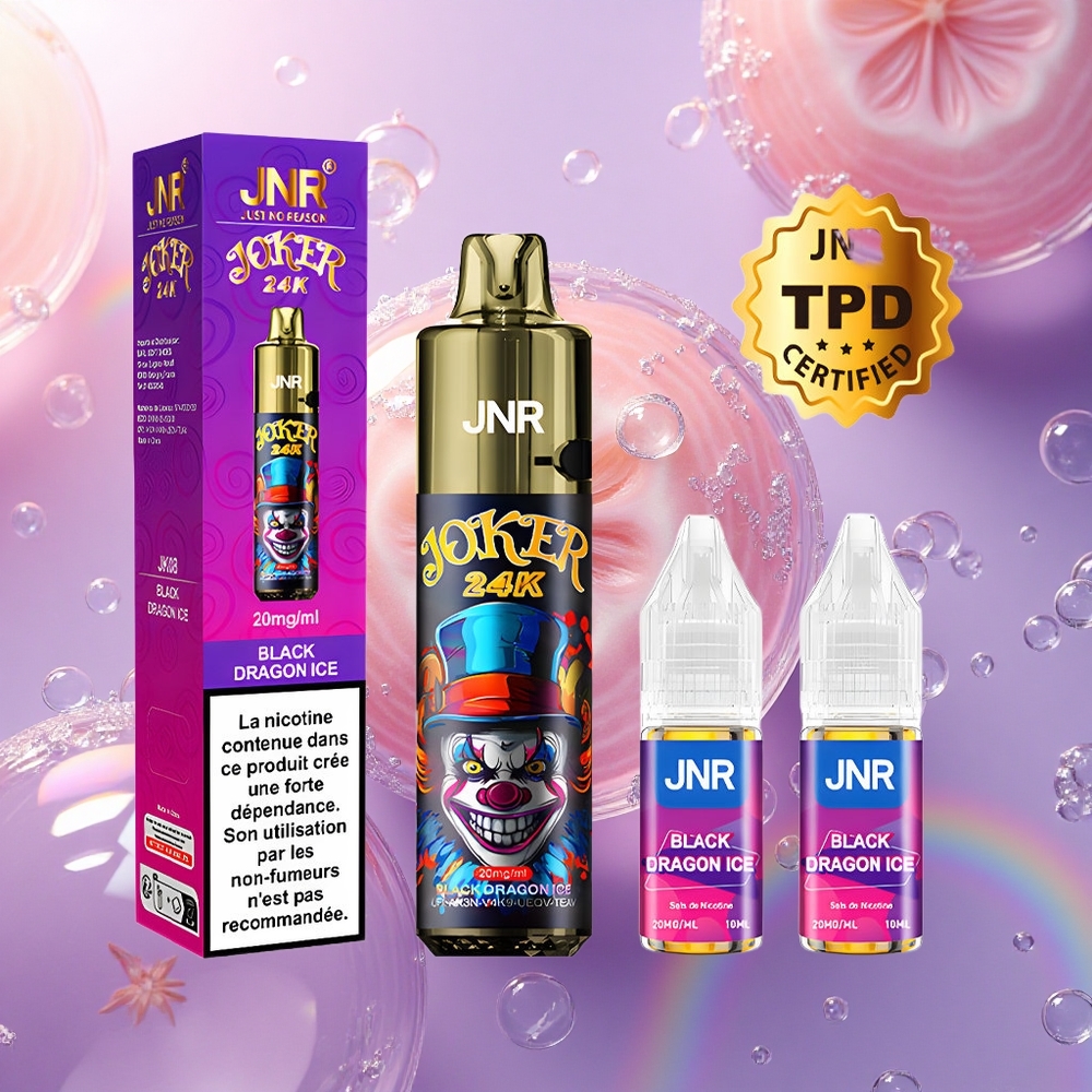 JNR Joker 24K Drago Nero Ghiaccio 800mAh 2% Nicotina