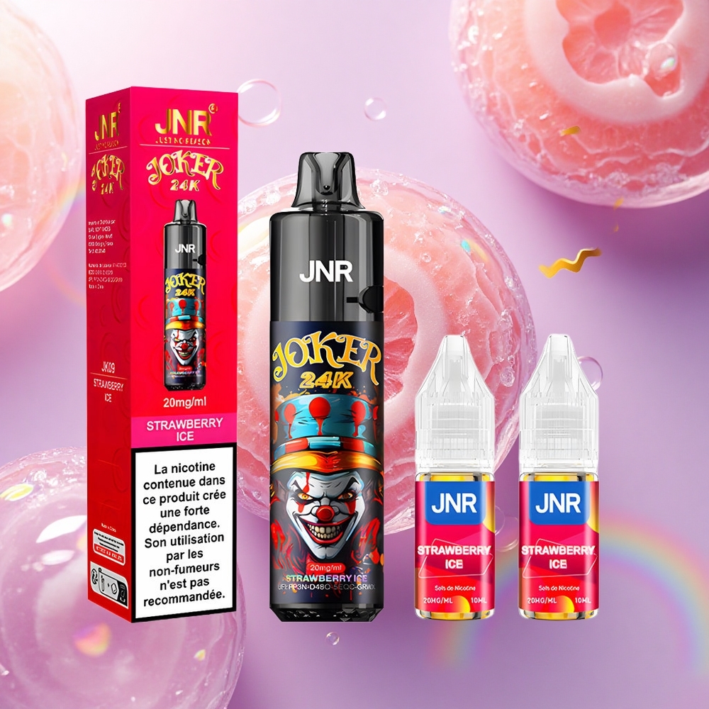 JNR Joker 24K Gelato alla Fragola con 2% Nicotina e 800mAh