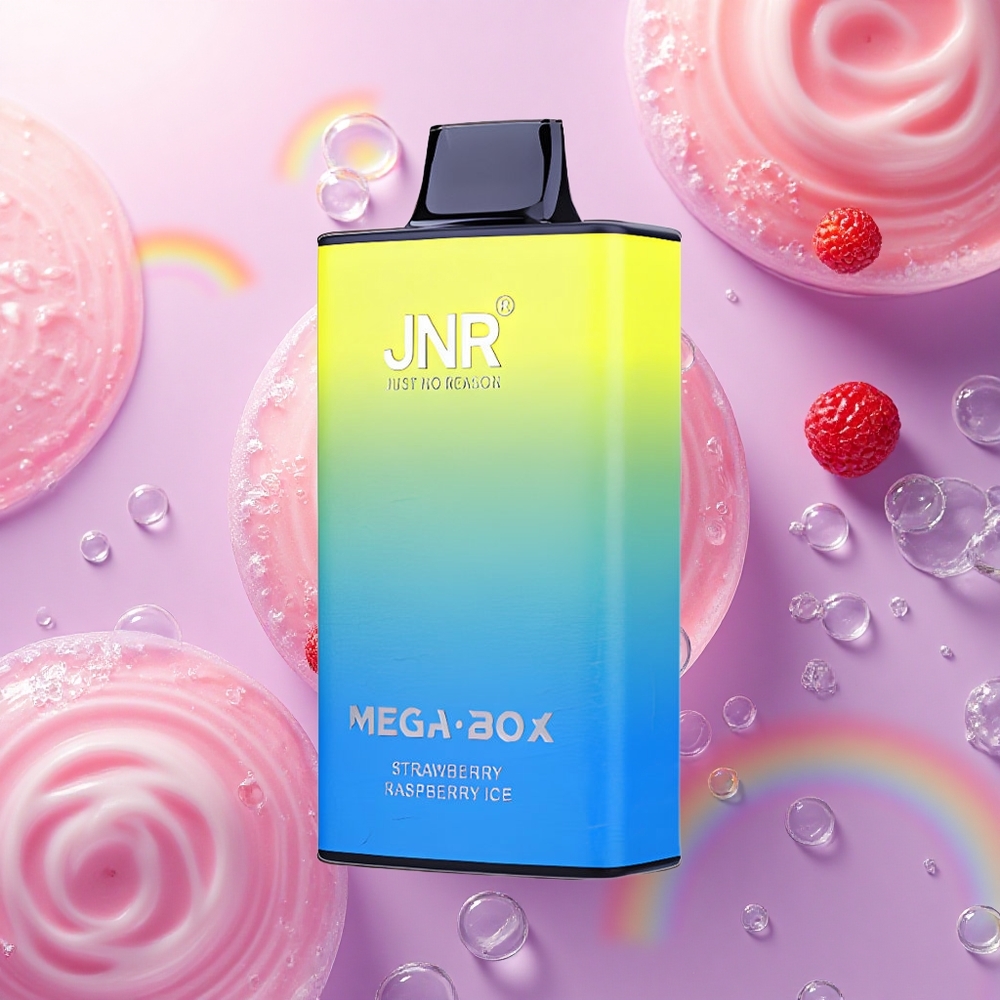 JNR Mega Box 25000 Fragola Lampone Ghiaccio con 30ml e 850mAh