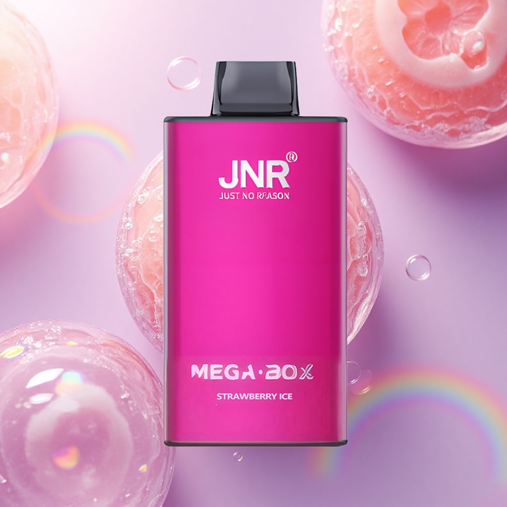 JNR Mega Box 25000 Gelato alla Fragola 30ml 850mAh 2% Nicotina