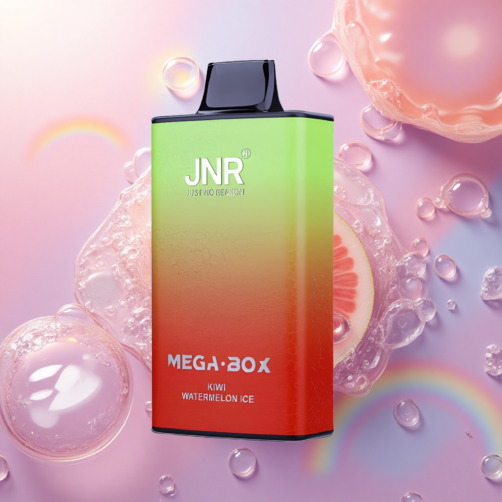 JNR Mega Box 25000 Ghiaccio di Anguria Kiwi con 30ml e 2% Nicotina
