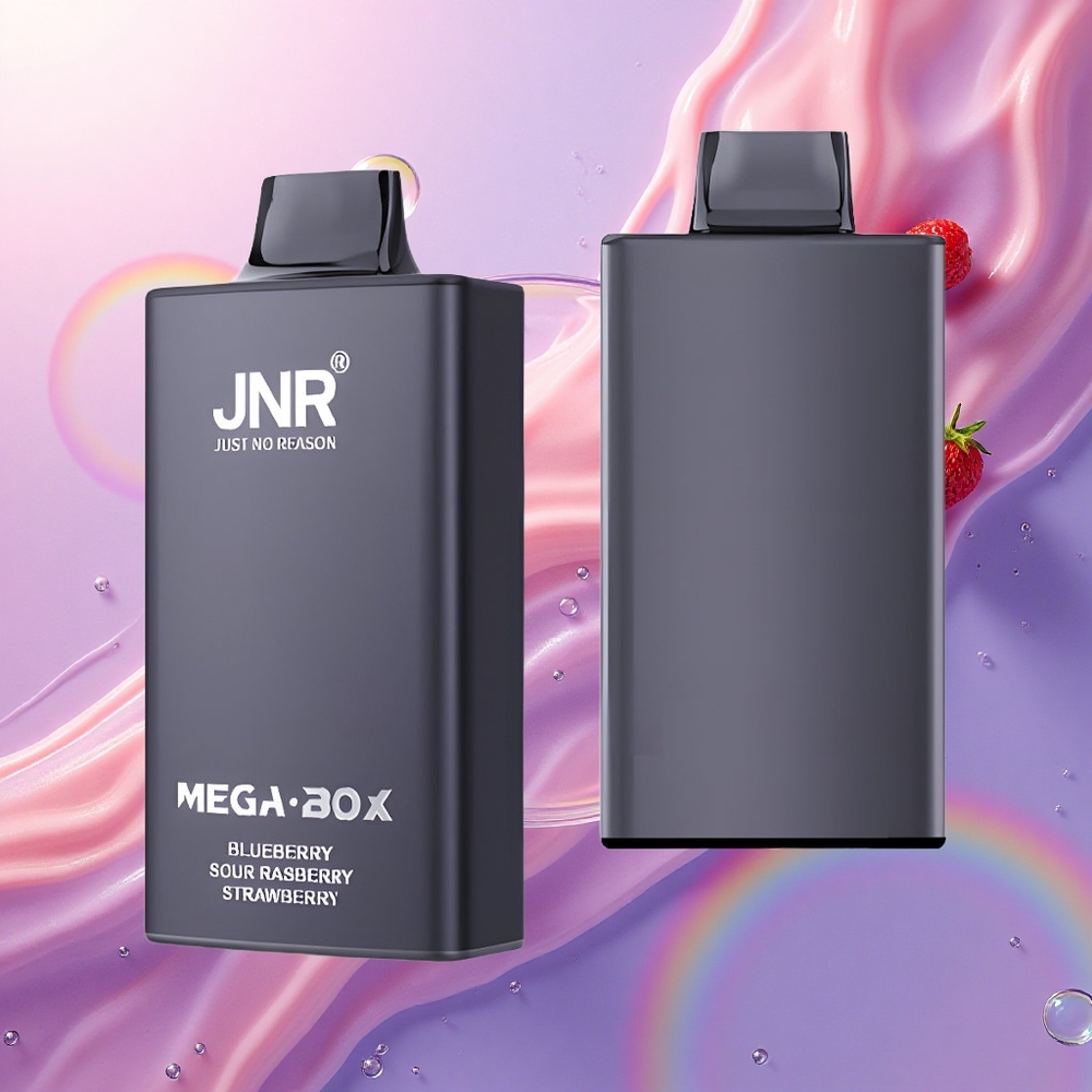 JNR Mega Box 25000 Mirtillo Acido Lampone Fragola con 850mAh e 2% Nicotina