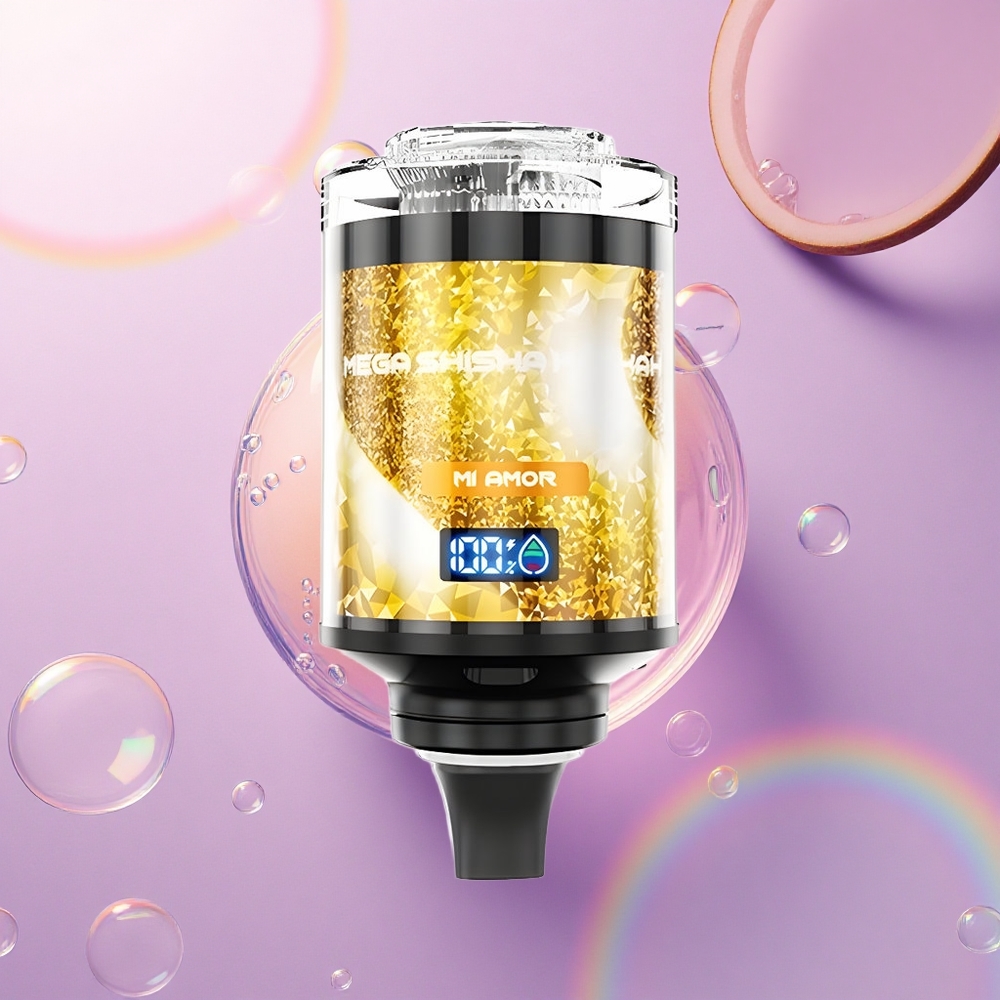 JNR Mega Shisha Hookah 100K Mi Amore 2200mAh Luce Interattiva 2% Nicotina