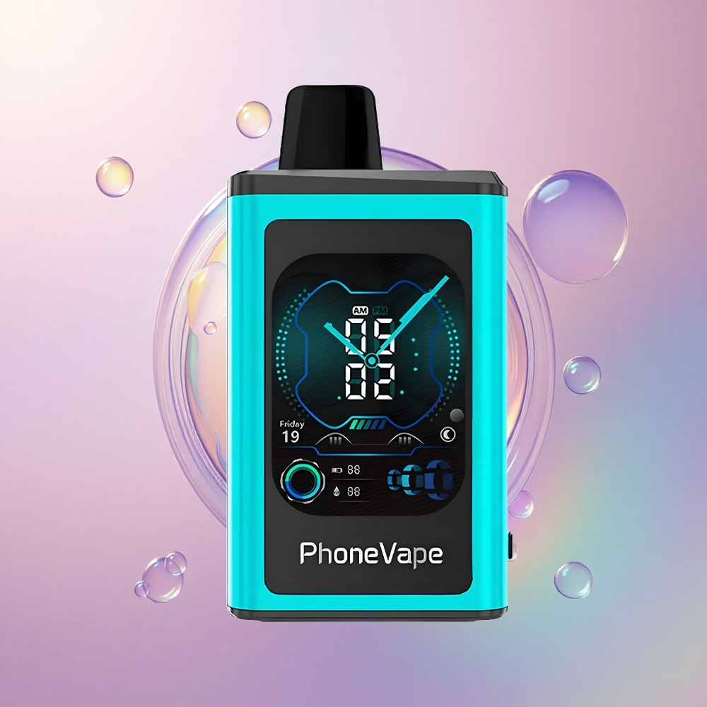 JNR PhoneVape 30000 Miami Menta Ricaricabile 850mAh Modalità Turbo Flusso Aggiustabile