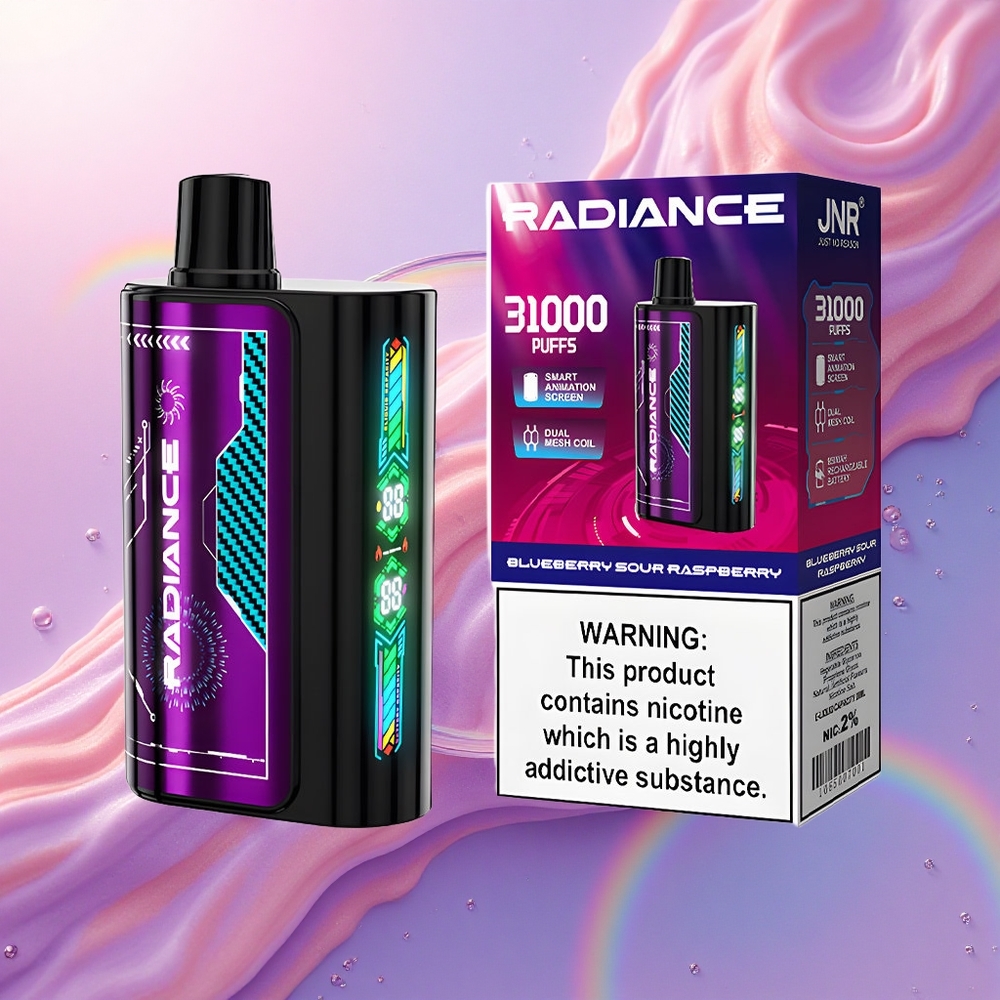JNR Radiance 31000 Mirtillo Acido Lampone con 950 mAh e Nicotina 2%