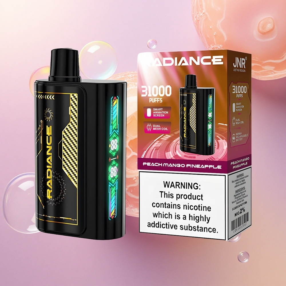 JNR Radiance 31000 Pesca Mango Ananas con 950 mAh e 2% Nicotina