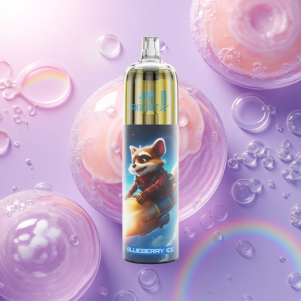 JNR Rocket-X 12400 Gelato di Mirtillo con Luci RGB e Batteria 850mAh