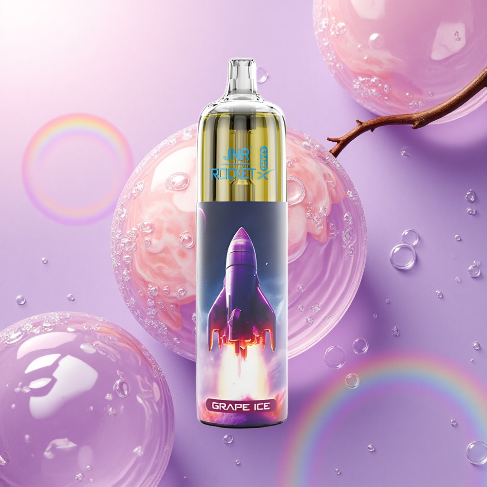 JNR Rocket-X 12400 Ghiaccio d'Uva con Luci RGB e Batteria da 850mAh