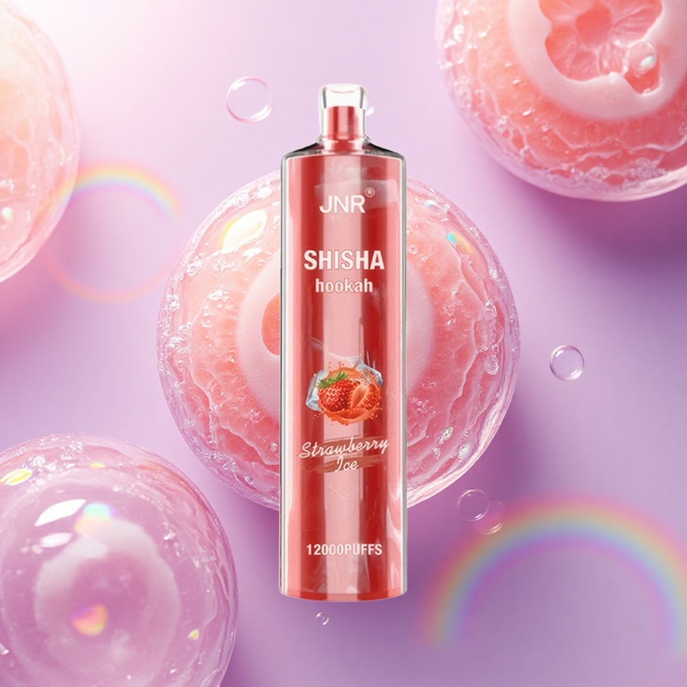 JNR Shisha Hookah 12000 Gelato alla Fragola 24ml 0.6 Ohm