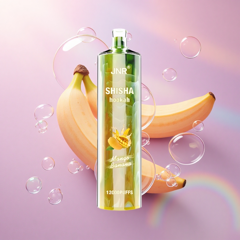 JNR Shisha Hookah 12000 Mango Banana 24ml 0.6 Ohm