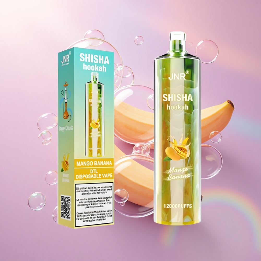 JNR Shisha Hookah 12000 Mango Banana 24ml 0.6 Ohm