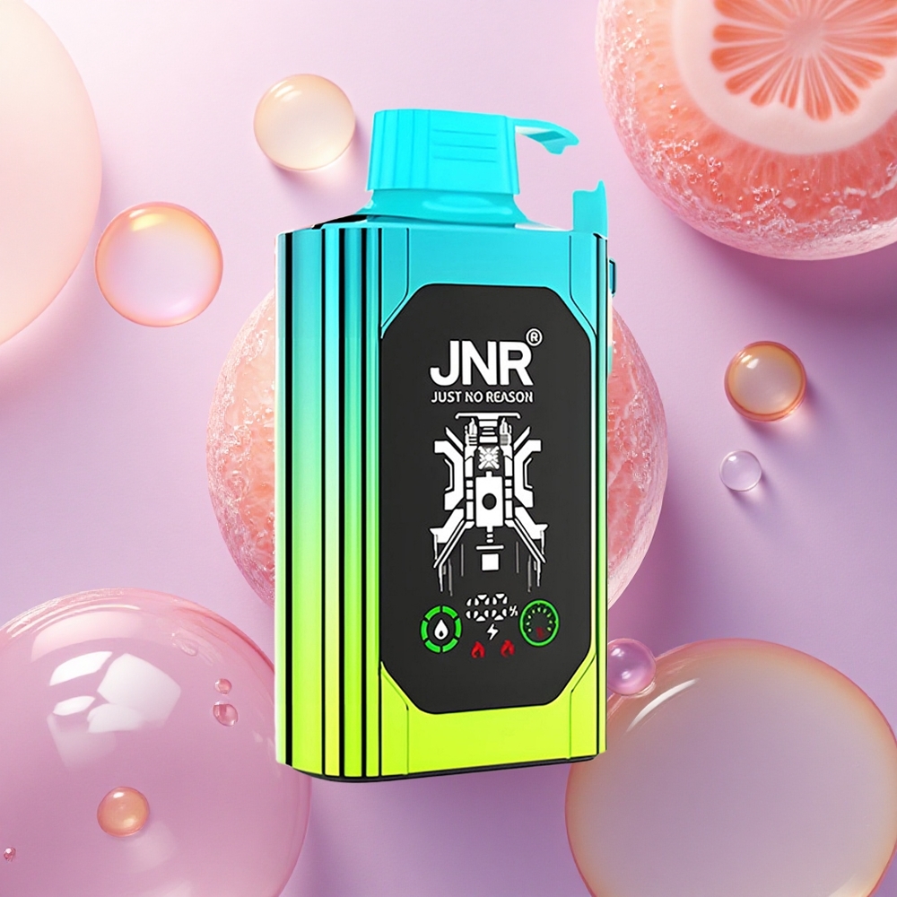 JNR Shisha Hookah Box 20500 Fragola Kiwi HD Display 25ml Dual Mesh Coil 1000mAh