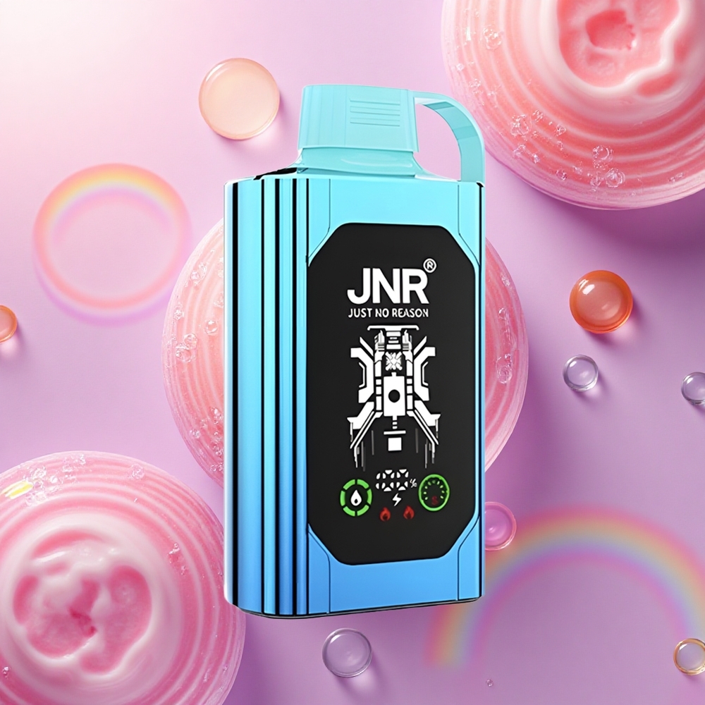 JNR Shisha Hookah Box 20500 Fragola Lampone Caramella con Display HD e 1000mAh