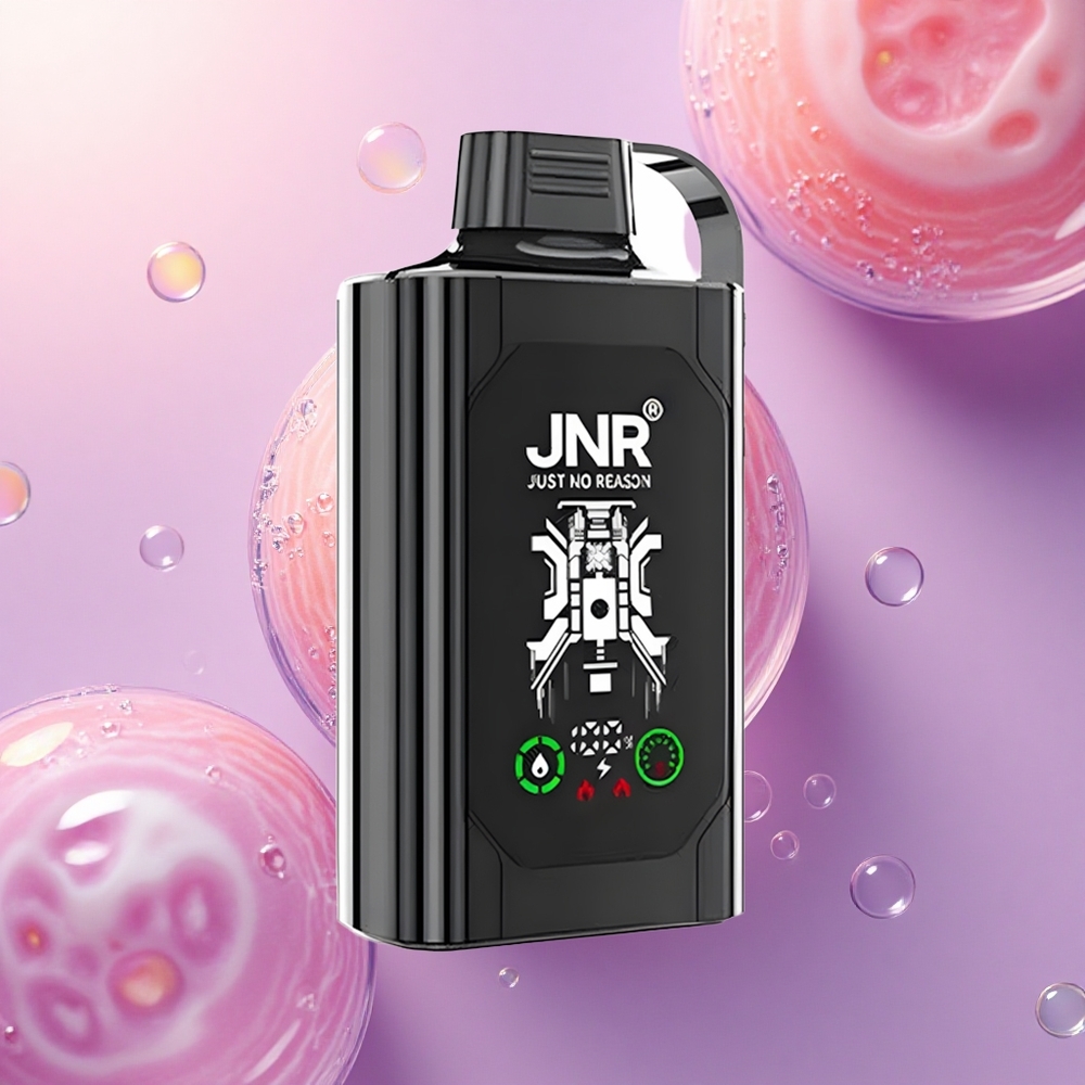 JNR Shisha Hookah Box 20500 Fragola Uva HD Display Dual Mesh Coil 25ml Nicotina 0% 2% 5%