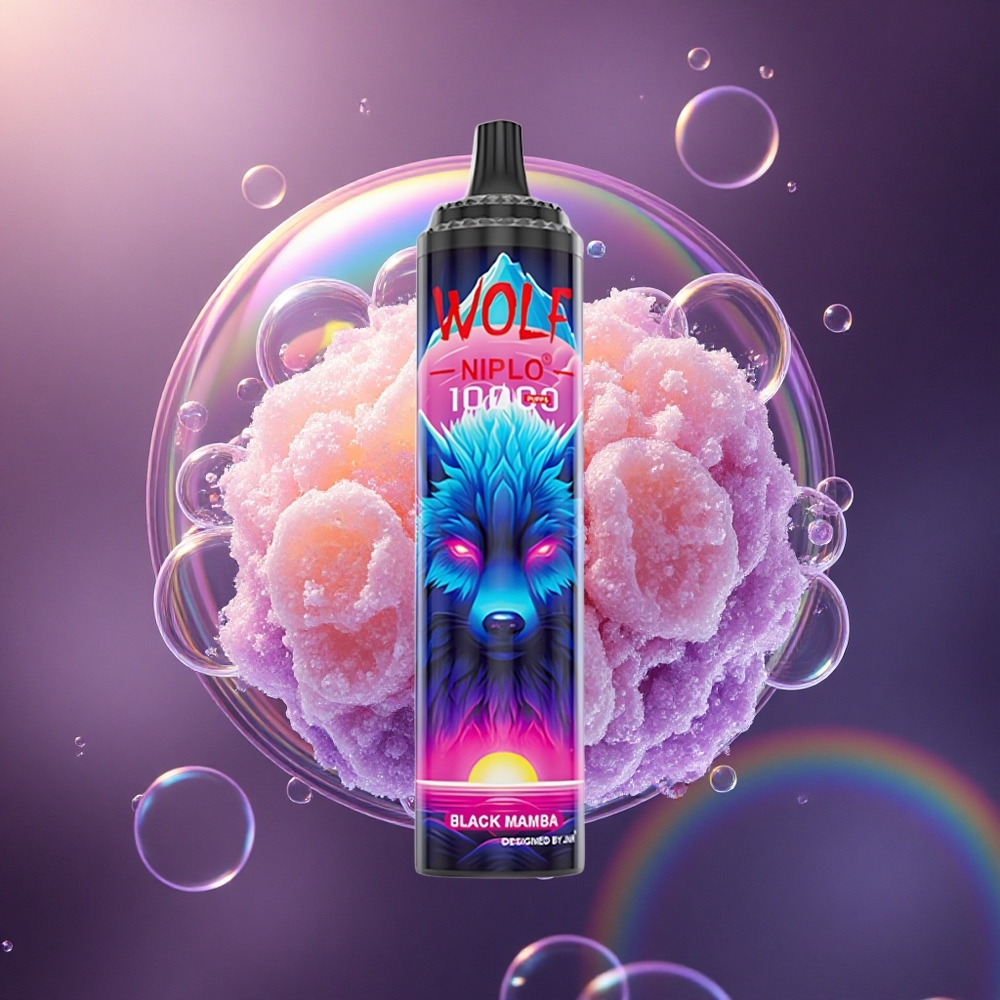 JNR Wolf Niplo 10000 Mamba Nera 20ml 650mAh Tipo-C