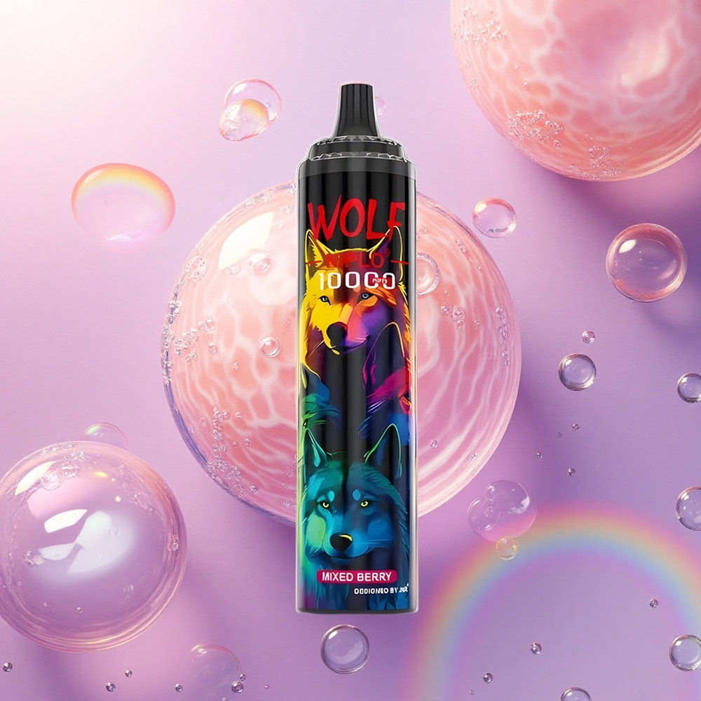 JNR Wolf Niplo 10000 Misto di Frutti di Bosco 20ml 5% Nicotina 650mAh