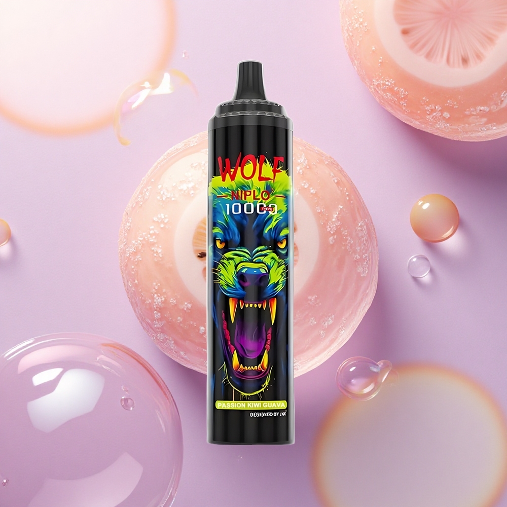 JNR Wolf Niplo 10000 Passione Kiwi Guava 20ml 650mAh
