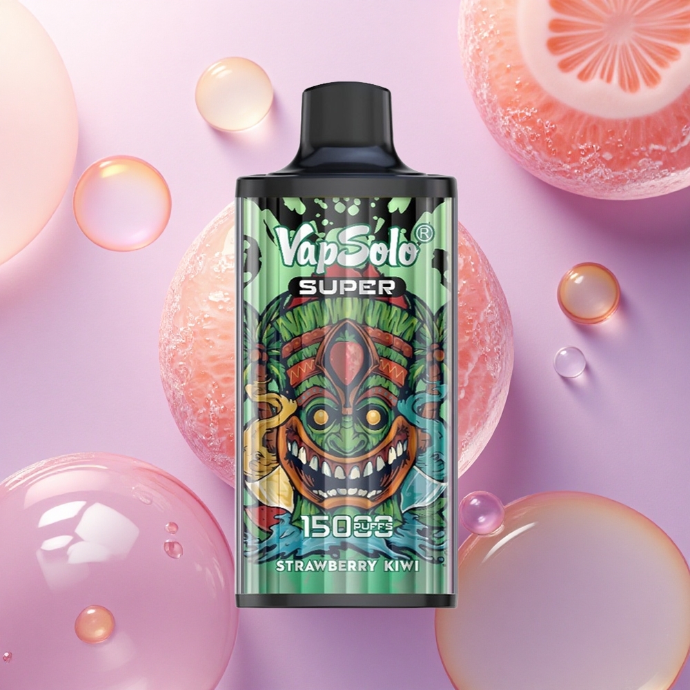 Vapsolo Super 15000 Puffs Fragola Kiwi 40ml 850mAh Tipo-C