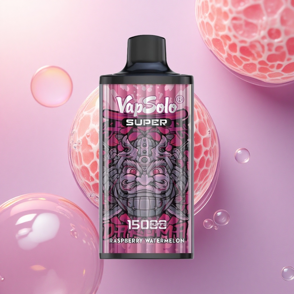 Vapsolo Super 15000 Puffs Lampone Anguria 40ml 850mAh Mesh
