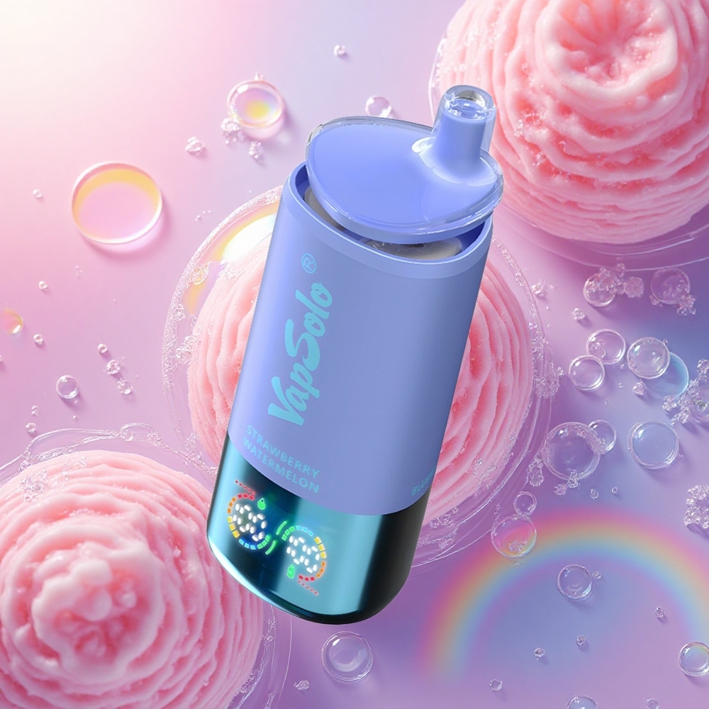 Vapsolo Triple 30000 Puffs Fragola Anguria & Mirtillo Ghiaccio con 40ml di E-Liquido e Nicotina 20mg/ml