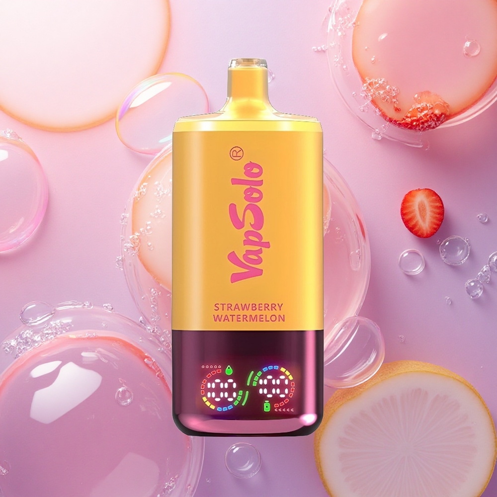 Vapsolo Triple 30000 Puffs Fragola Anguria & Pesca Limone con Nicotina 50 mg/ml e Tipo-C